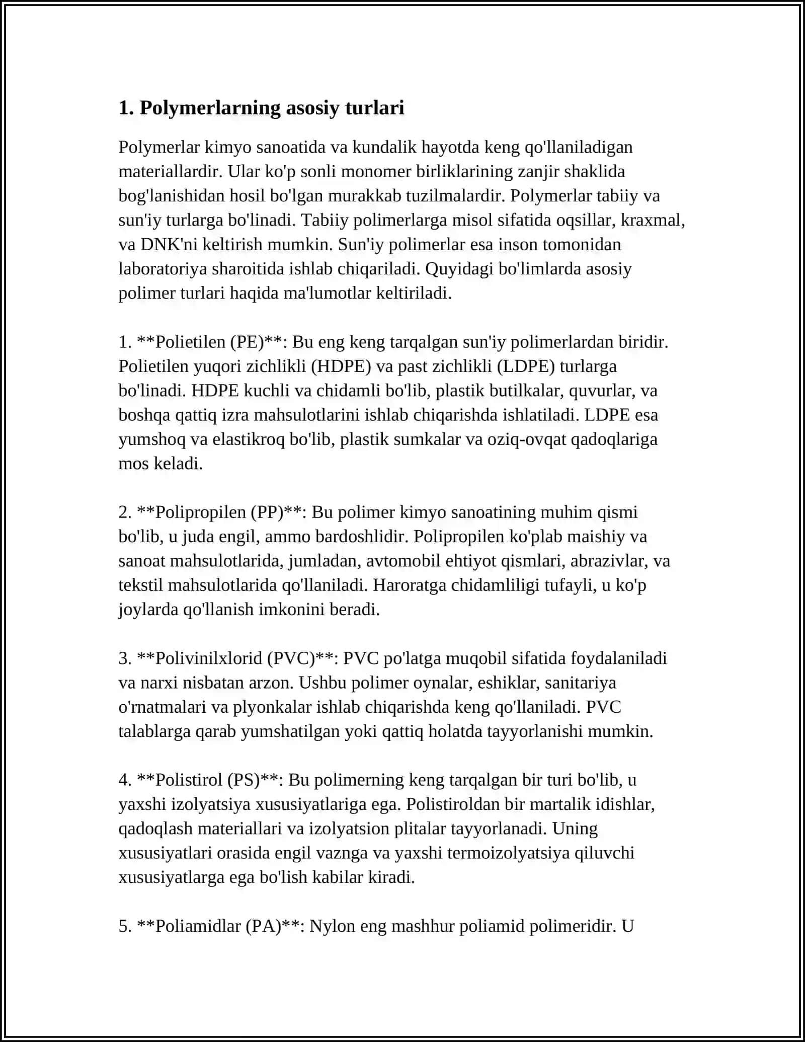 POLIMERLAMING SINTEZ 3