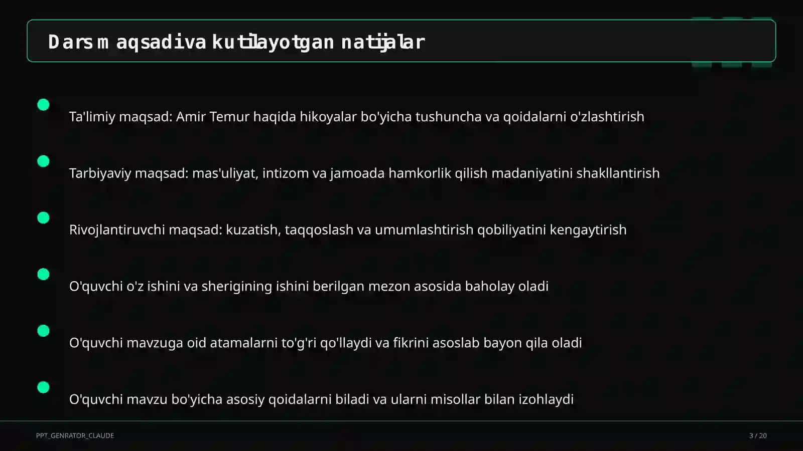 Amir Temur haqida hikoyalar (5-sinf) 3