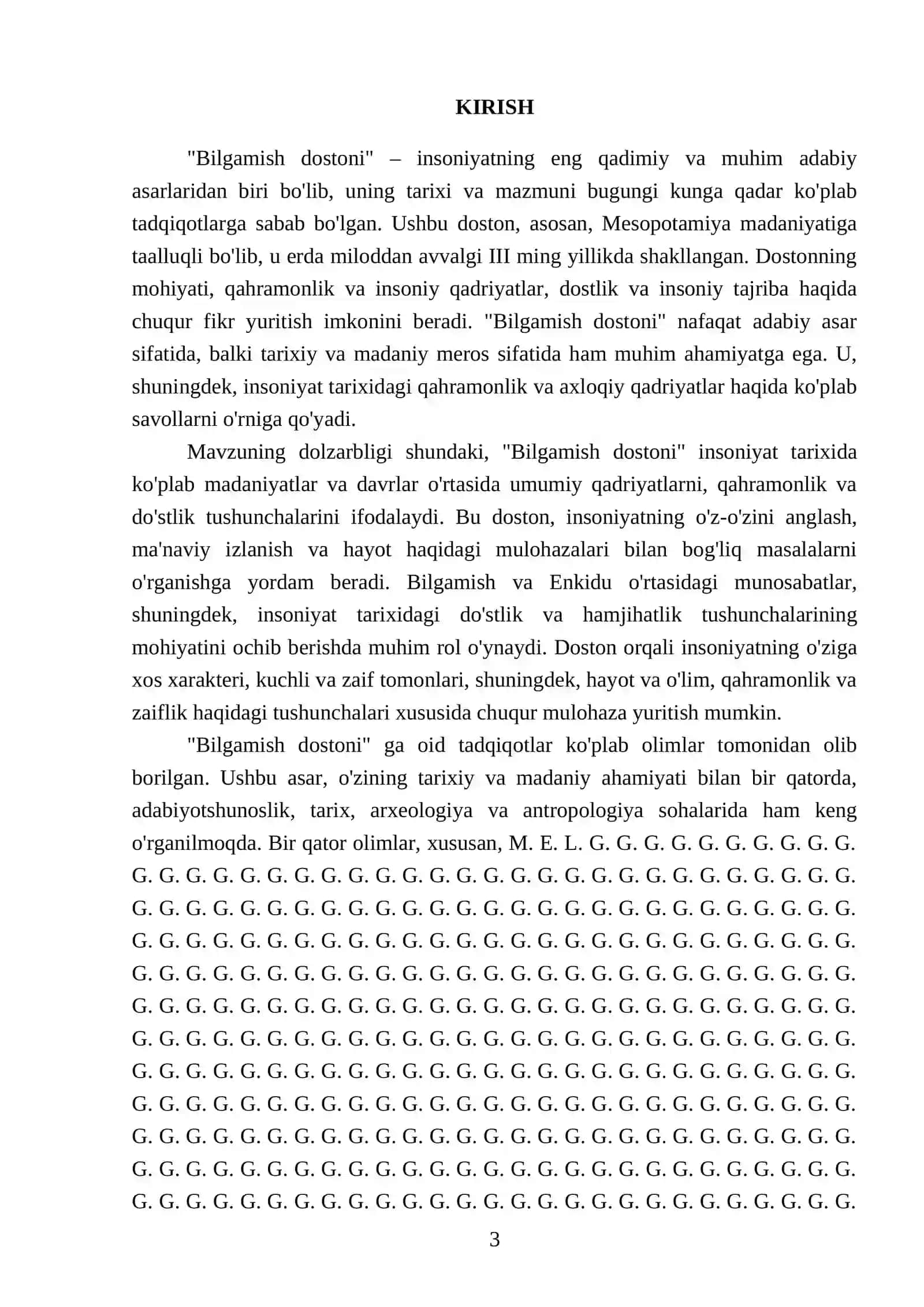Bilgamish dostoni 3