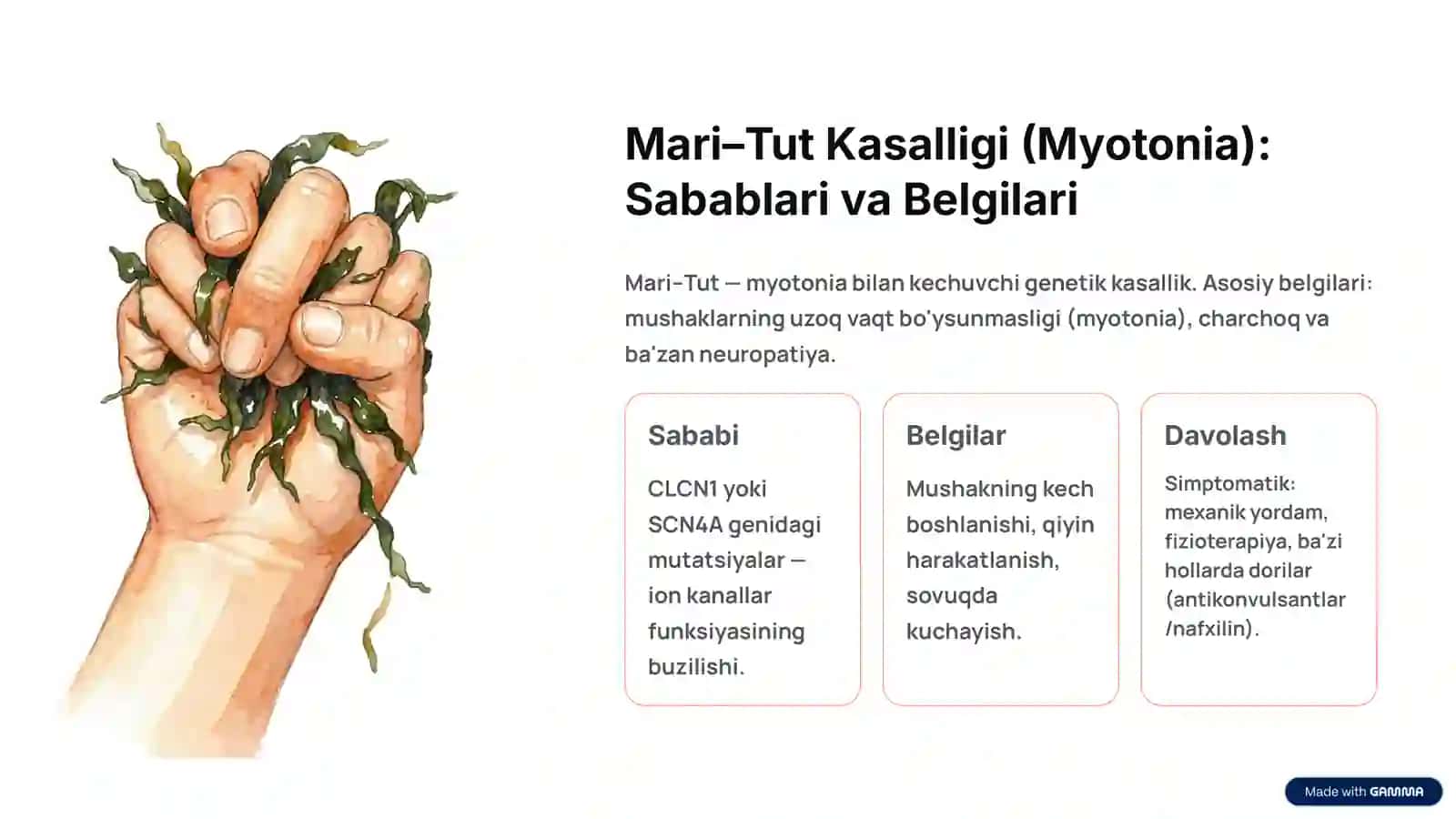 Asab Tizimining Nasliy Kasalliklari: Umumiy Tushuncha 3