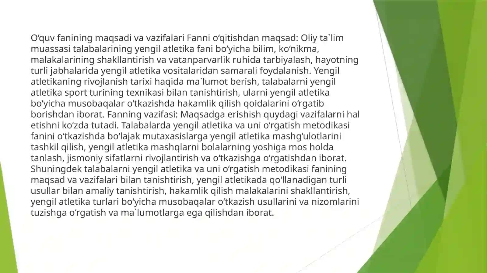 YENGIL ATLETIKA NAZARIYASI VA USLUBIYATI 3