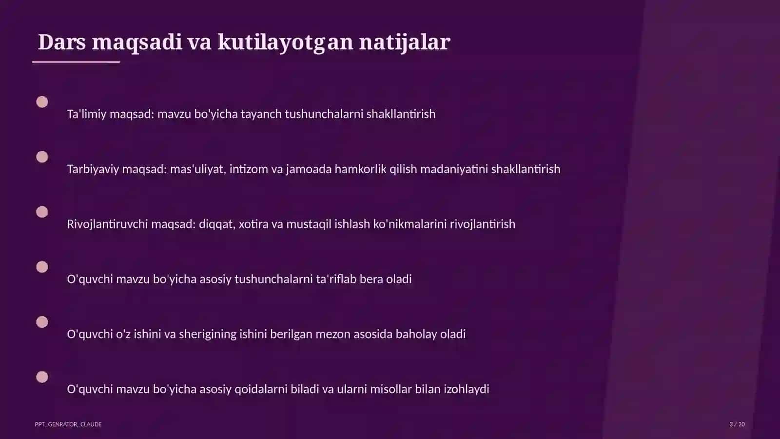 Ochiq ta'lim resurslari (OER) dan foydalanish 3
