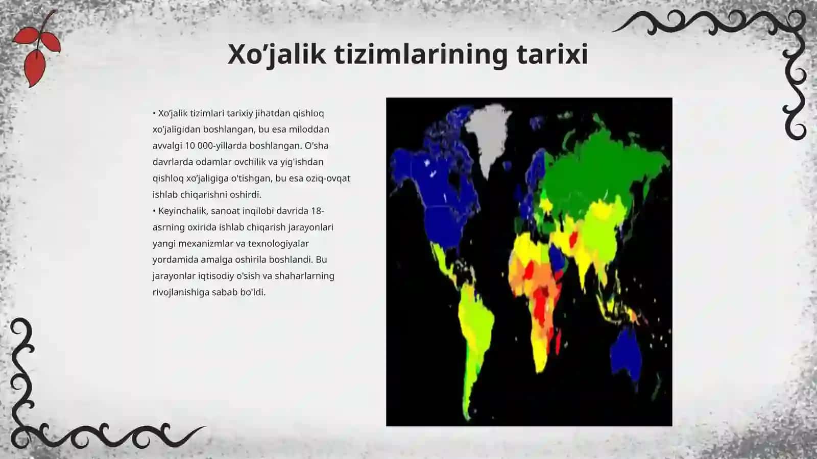Jahon xo’jaligi va uning evolyutsiyasi 3