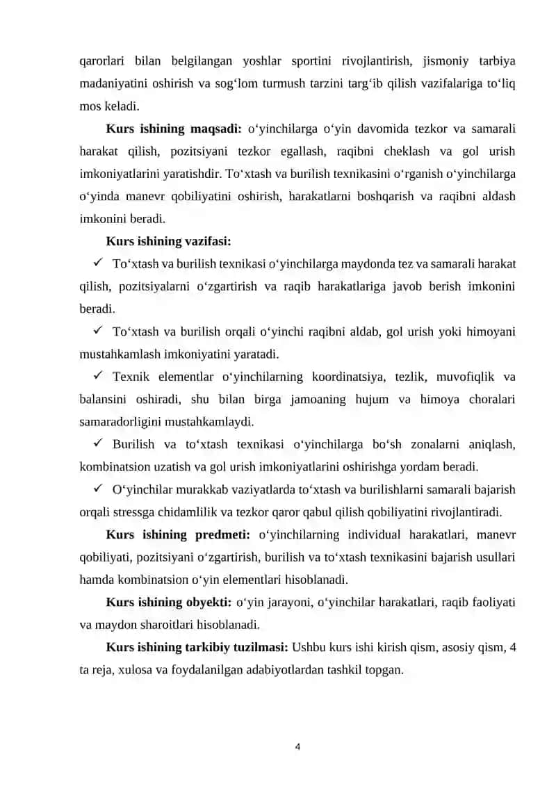 Gandbol o‘yinida harakatlanish to‘xtash burilish texnikasini o‘rganishni takomilllashtirish 3