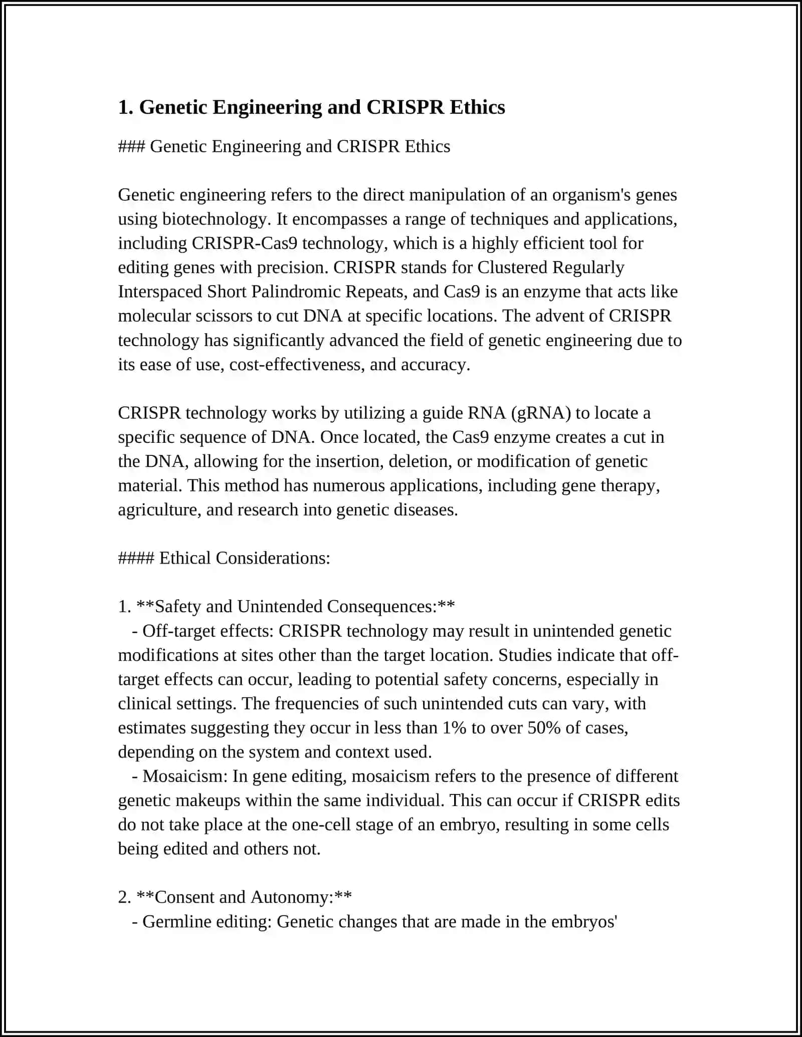 ETHICAL ISSUES IN MEDICINE SCIENCE AND TECHNOLOGY 3