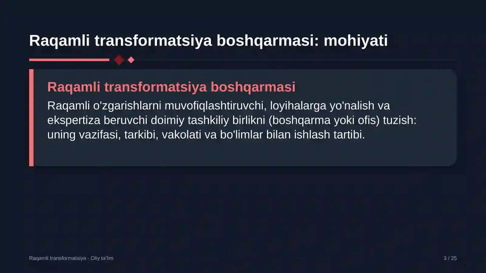 gidrotexnika qurilishida raqamli transformatsiya boshqarmasini tashkil etish 5747 3
