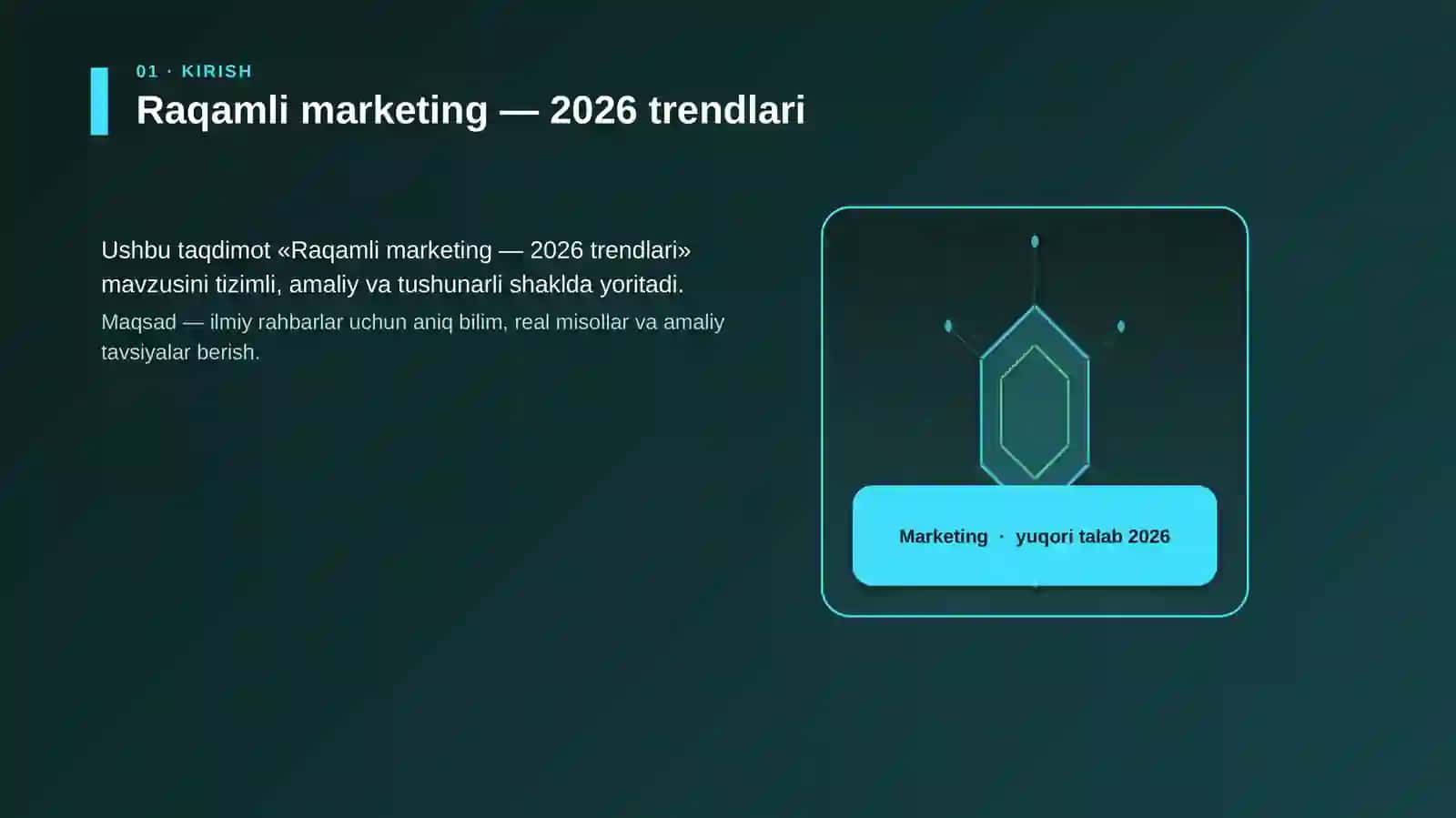 Raqamli marketing — 2026 trendlari 3