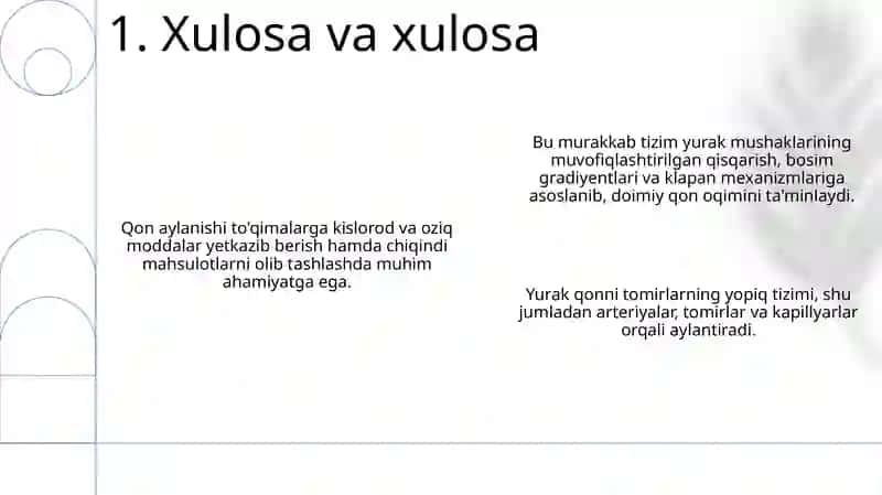 Qon aylanish fiziologiyasi 3