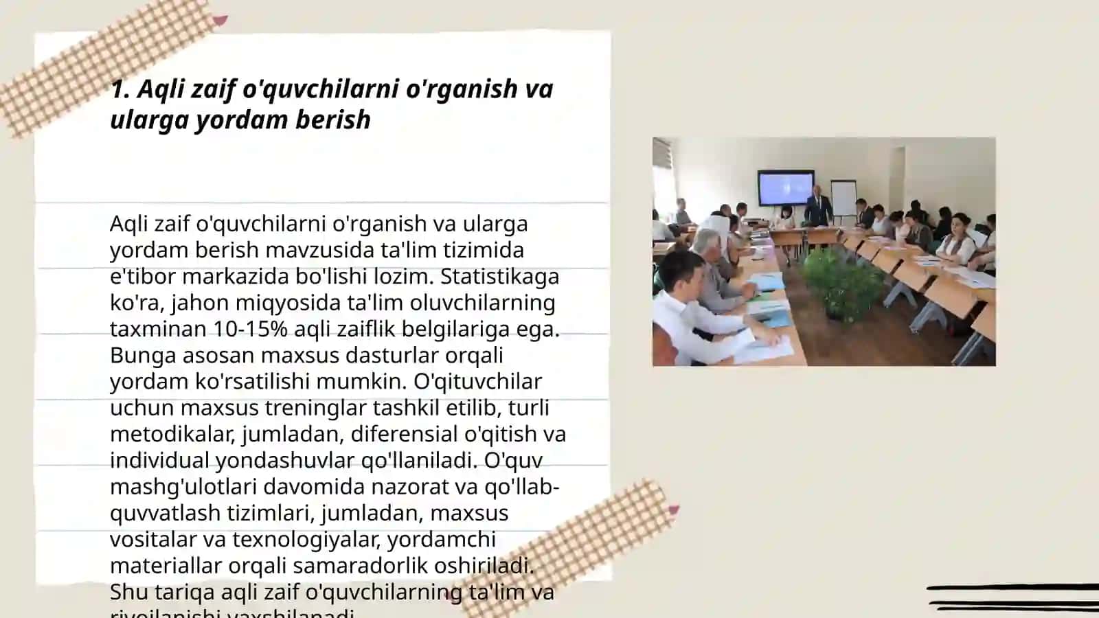 Aqli zaif o'quvchilarni o'rganish va ularga yordam berish 3