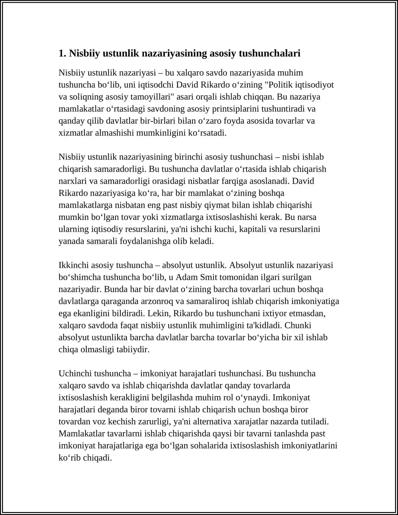 NISBIY USTUNLIK NAZARIYASI 3
