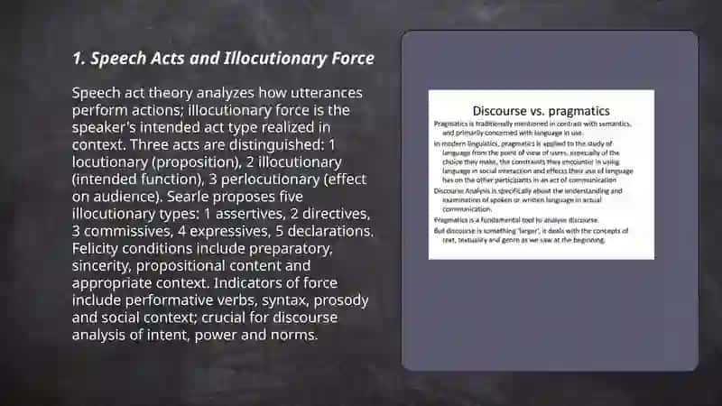 Pragmatics and discourse analysis 3