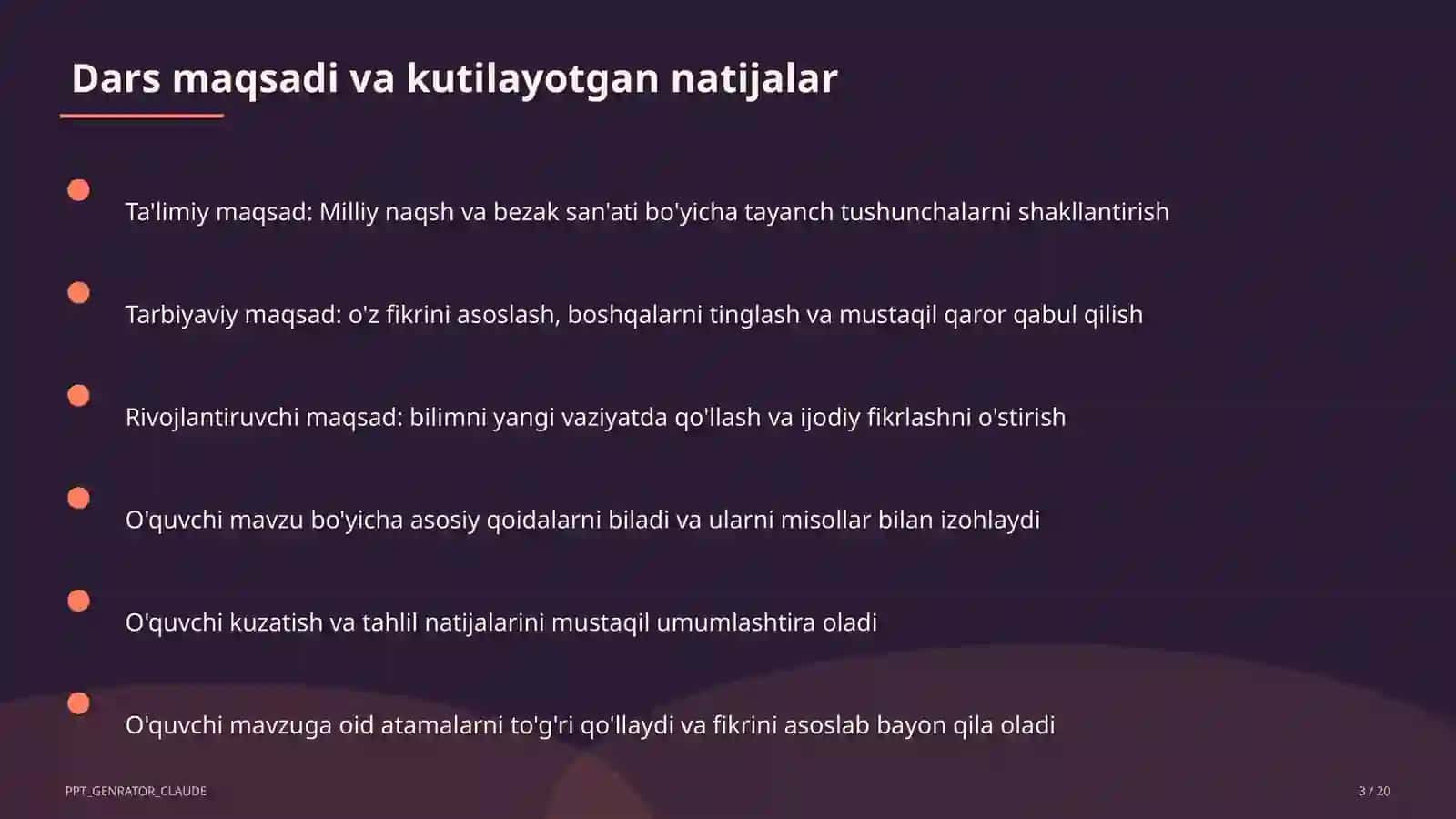 Milliy naqsh va bezak san'ati (3-sinf) 3