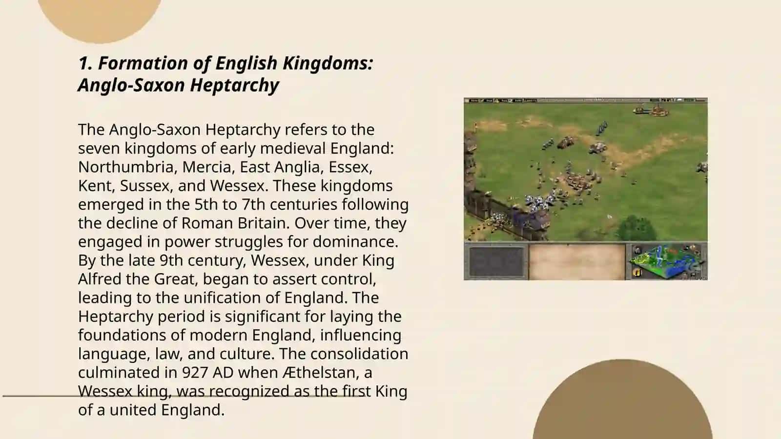 Formation of English Kingdoms 3