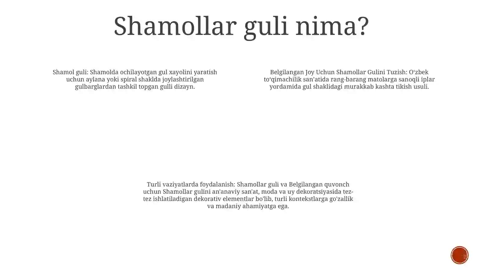 Belgilangan Joy Uchun Shamollar Gulini Tuzish Va Undan Mazkur Vaziyatda Foydalanish 3