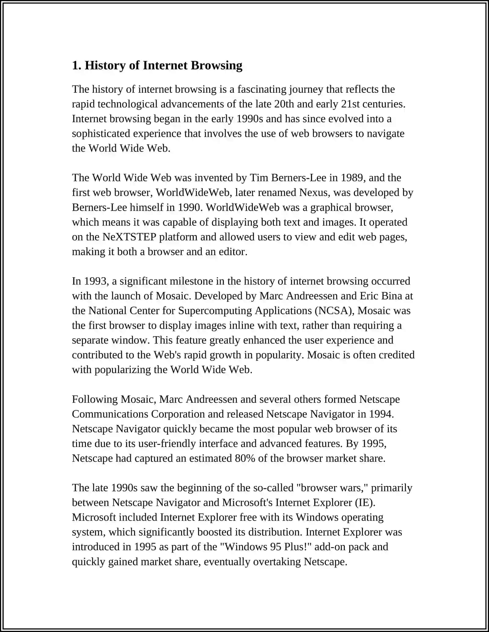 Internet Browsing History 3