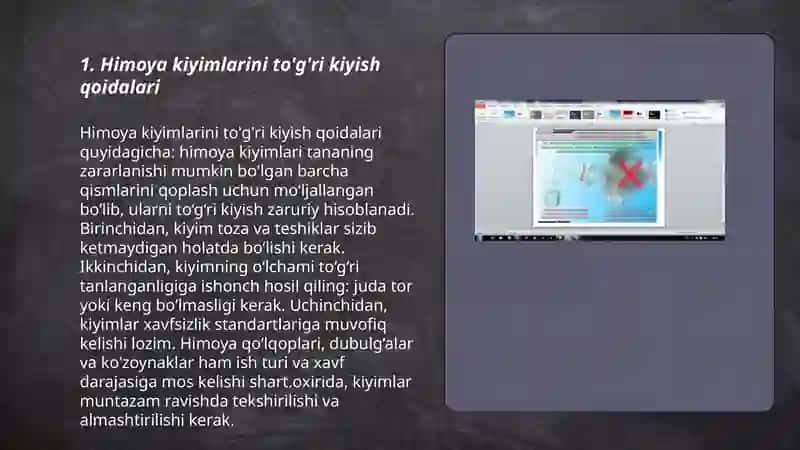 Organik kimyoda laboratoriya ishlashda texnika xavfsizlik qoidasi 3