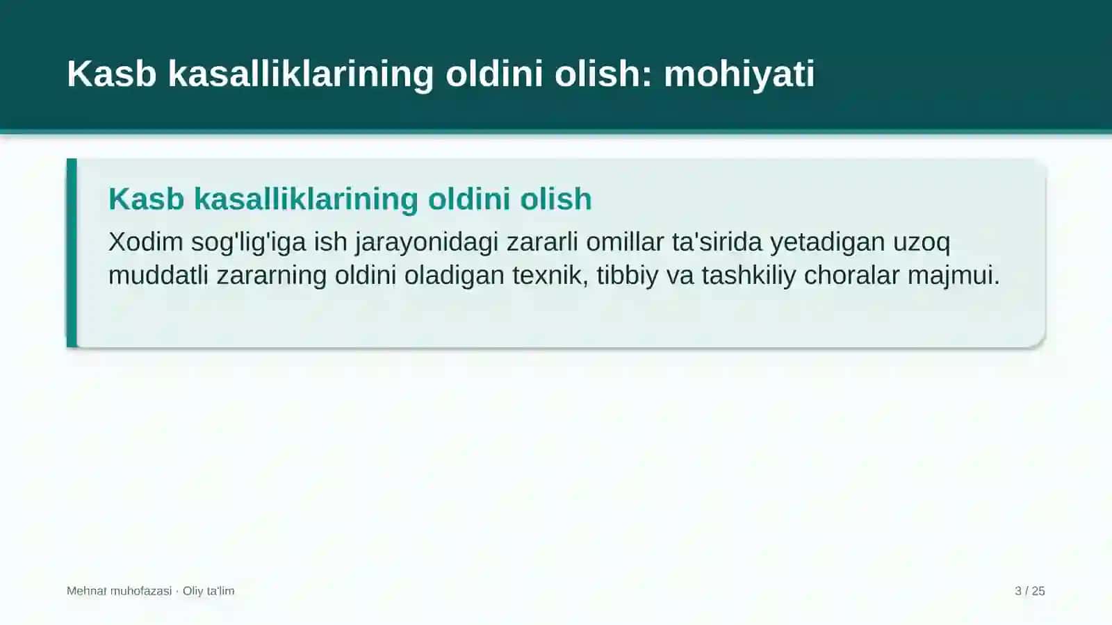 Radioeshittirishda kasb kasalliklarining oldini olish 3