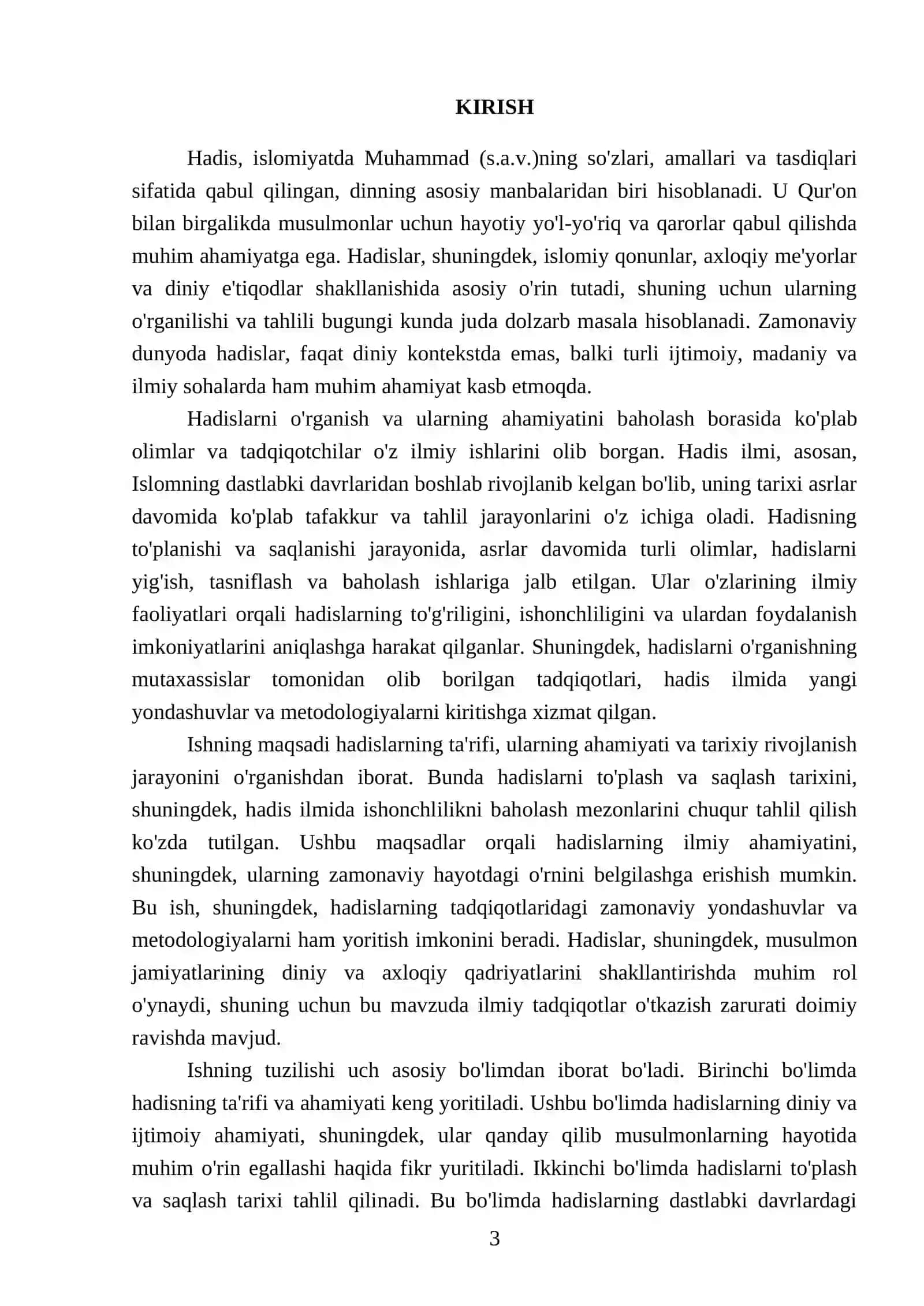 Hadis 3