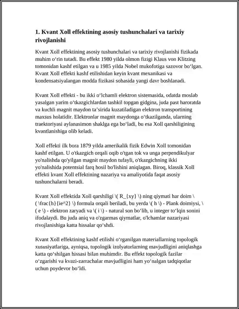 KVANT XOLL EFFEKTI 3
