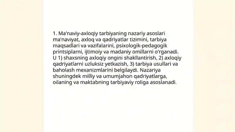 Ma'naviy-Axloqiy Tarbiya 3