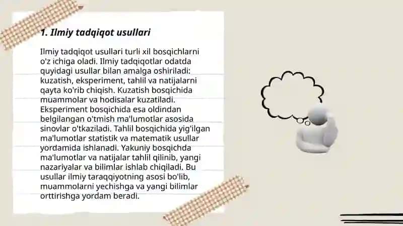 Ilmiy tadqiqot usullari 3