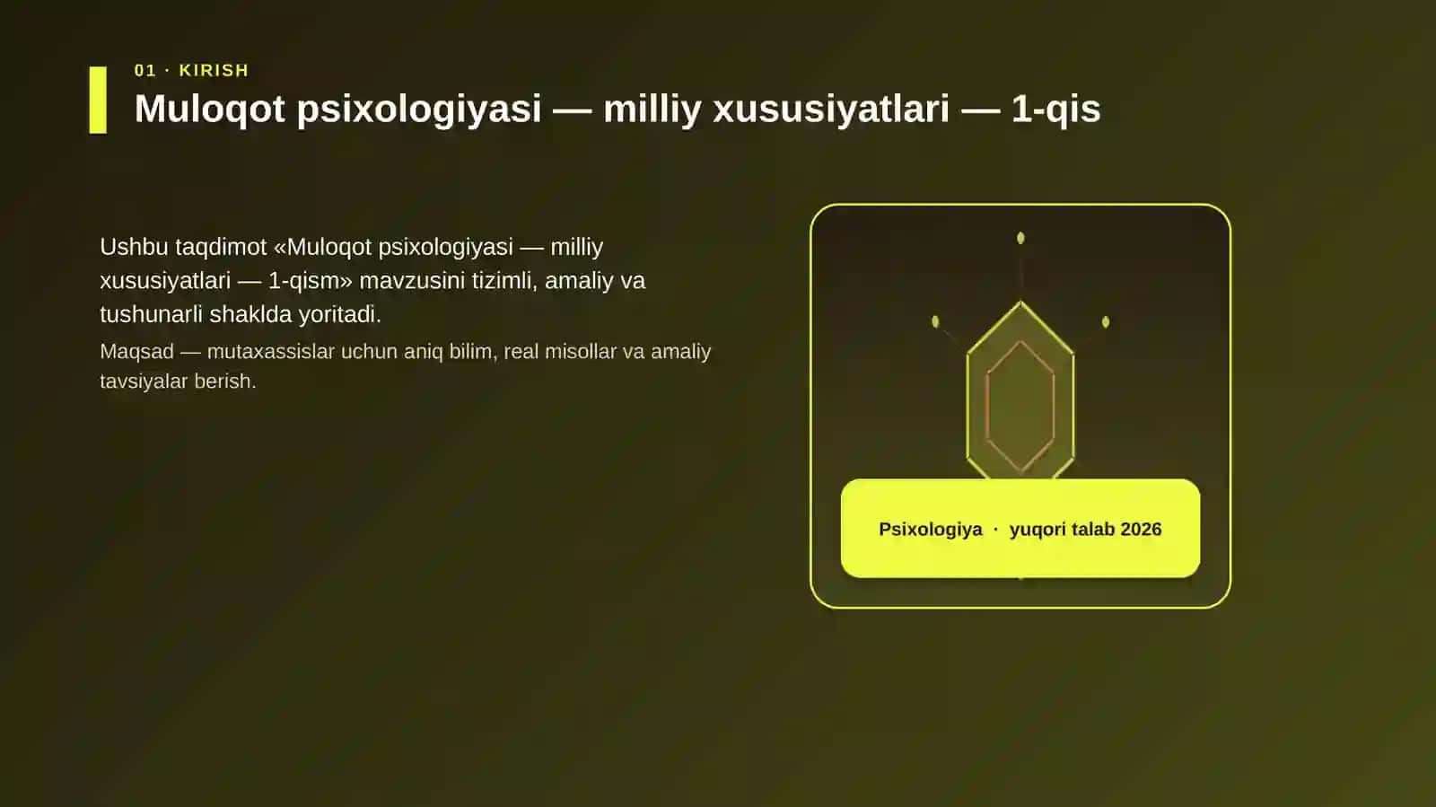 Muloqot psixologiyasi — milliy xususiyatlari — 1-qism 3