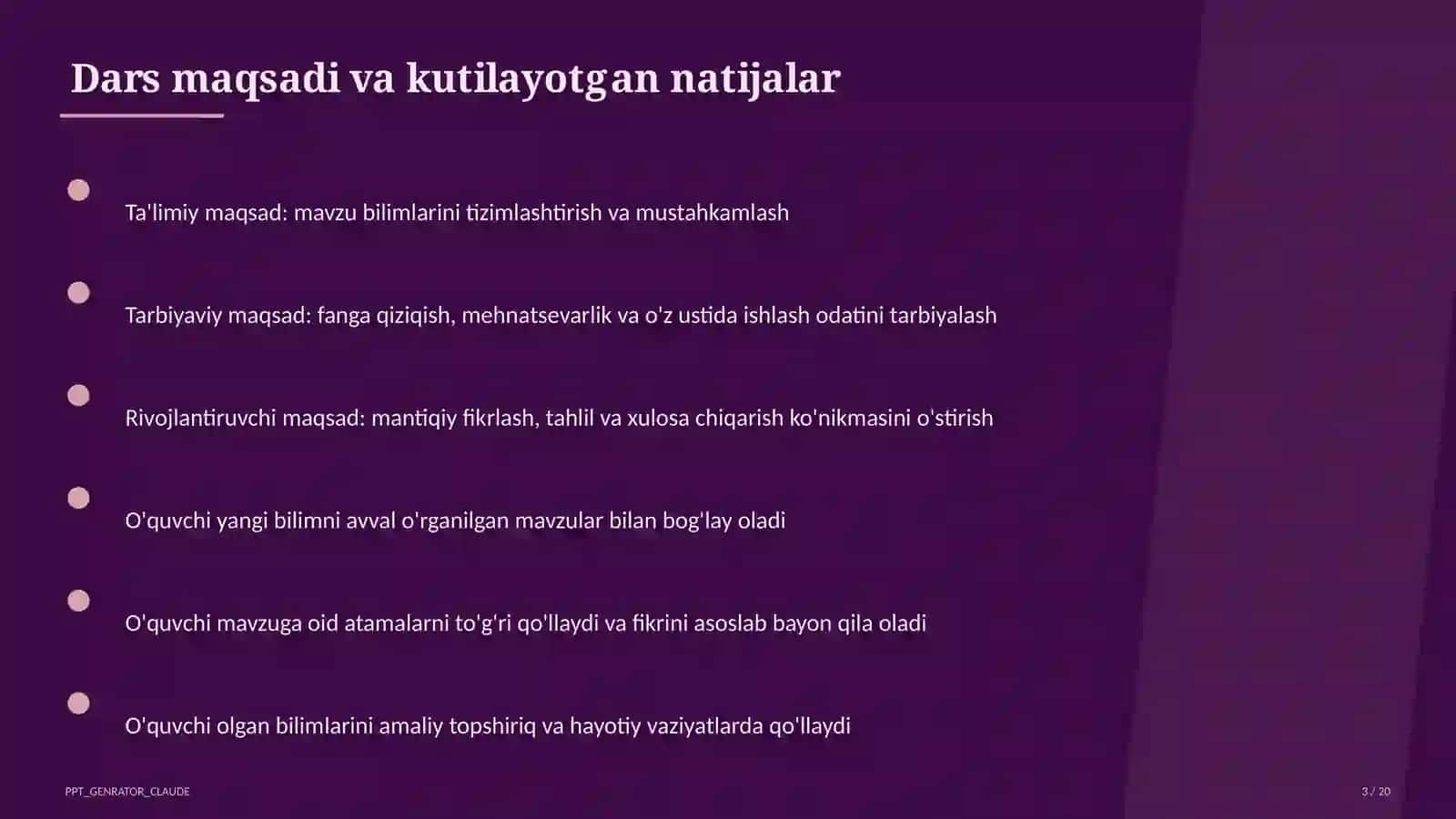 Parallel to'g'ri chiziqlar va ularning alomatlari (7-sinf) 3