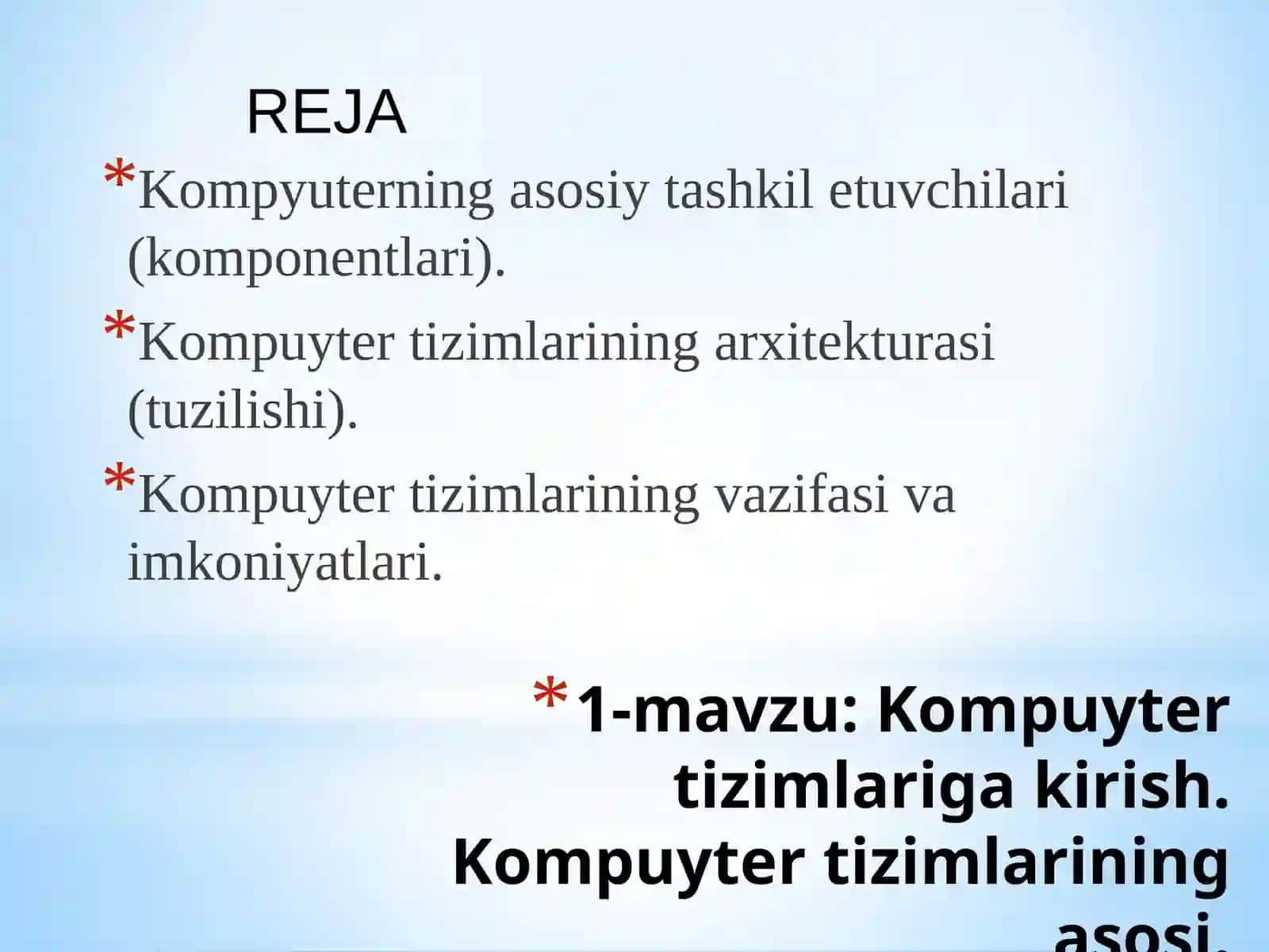 Kompyutertizimlarigakirish 3