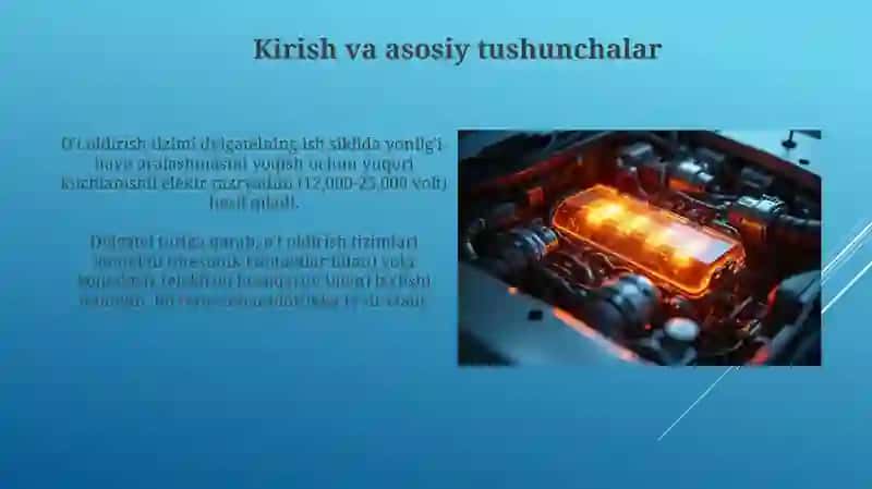 Elektr o't oldirish tizimi 3