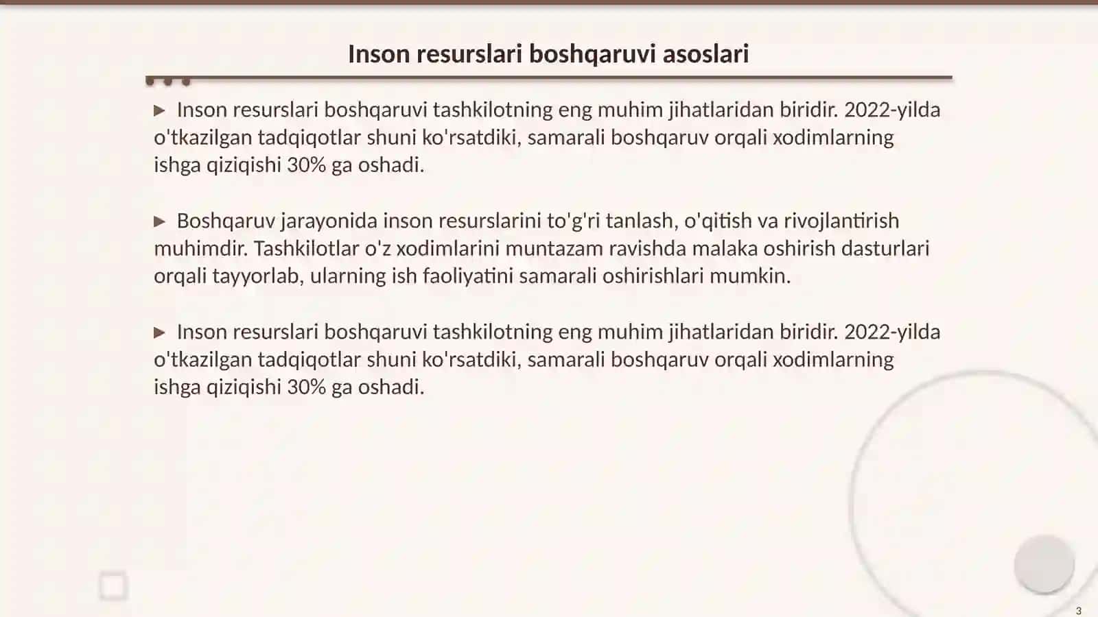 Inson resurslarini boshqarishda yetakchilik 3