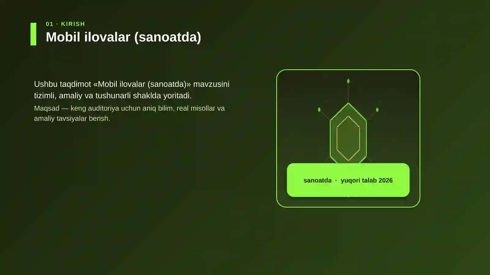 Mobil ilovalar (sanoatda) 3
