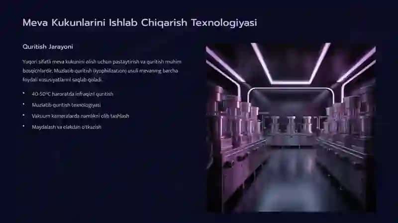 Meva Rezavor-rezavorlarning Kukunini Qo'shib Vitaminlashgan Non-Bulka Mahsulotlari 3