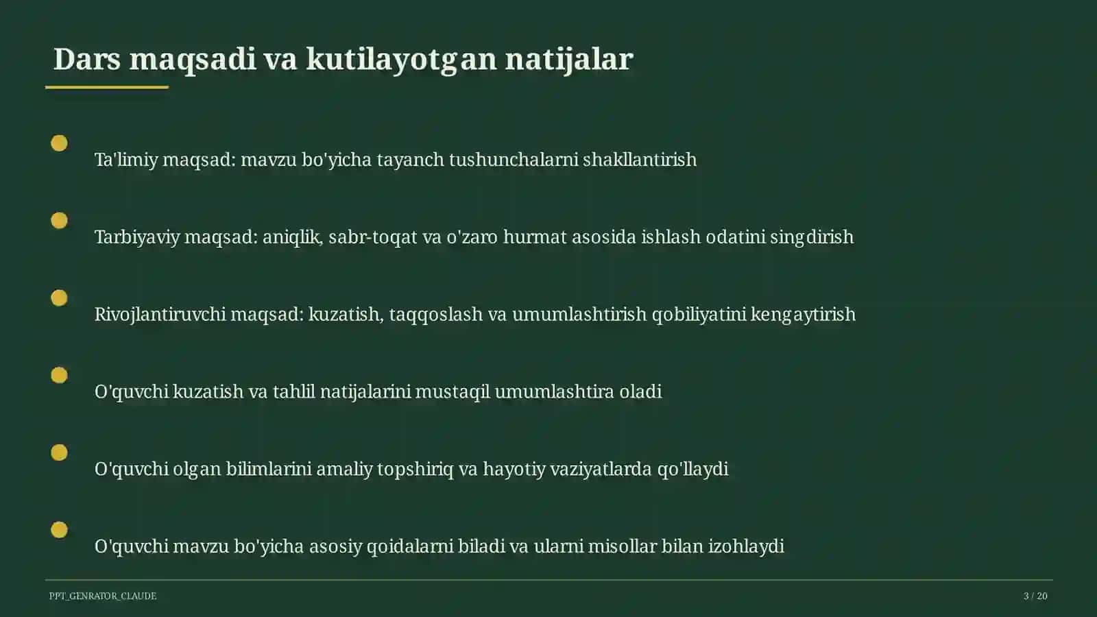Odam organizmining tuzilishi: to'qima va organlar (8-sinf) 3
