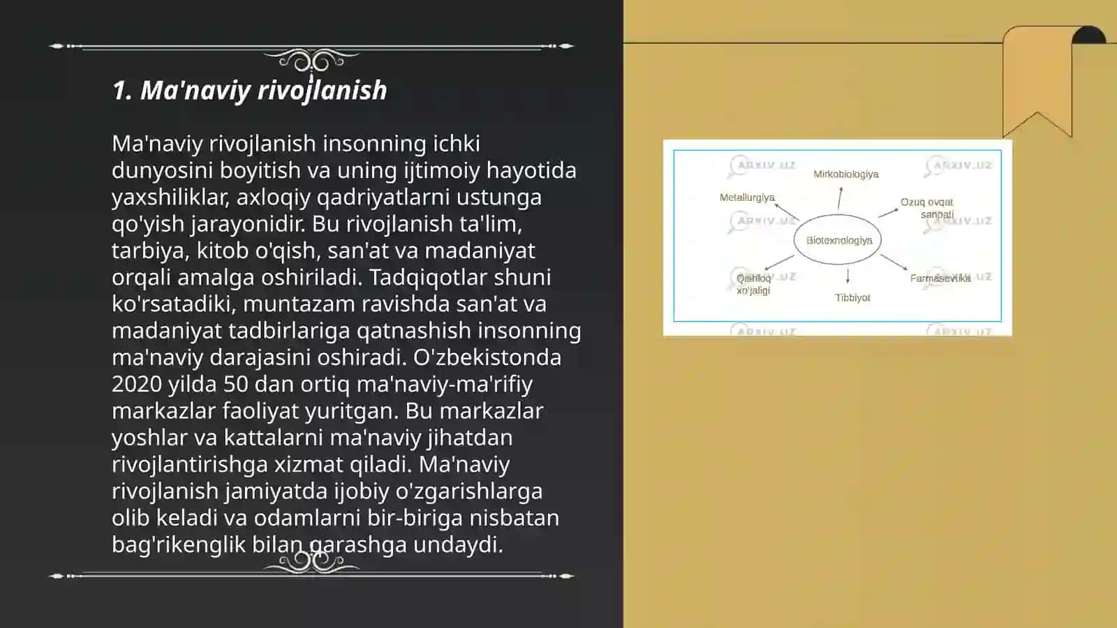 Ma'naviy rivojlanish 3