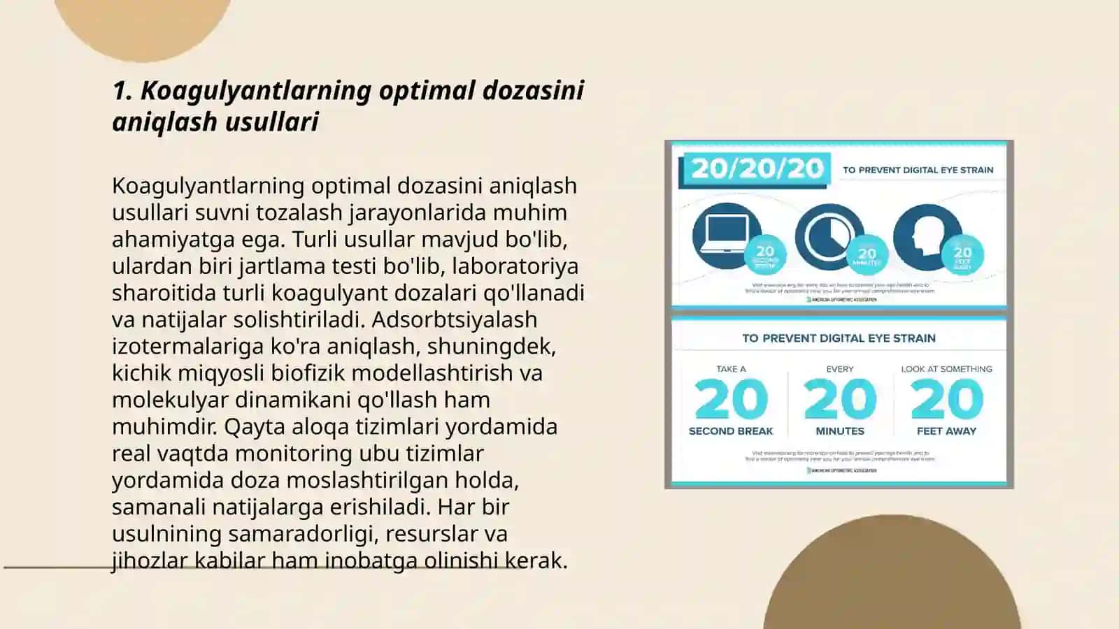 Koagulyantlarning samaradorligini baholash 3