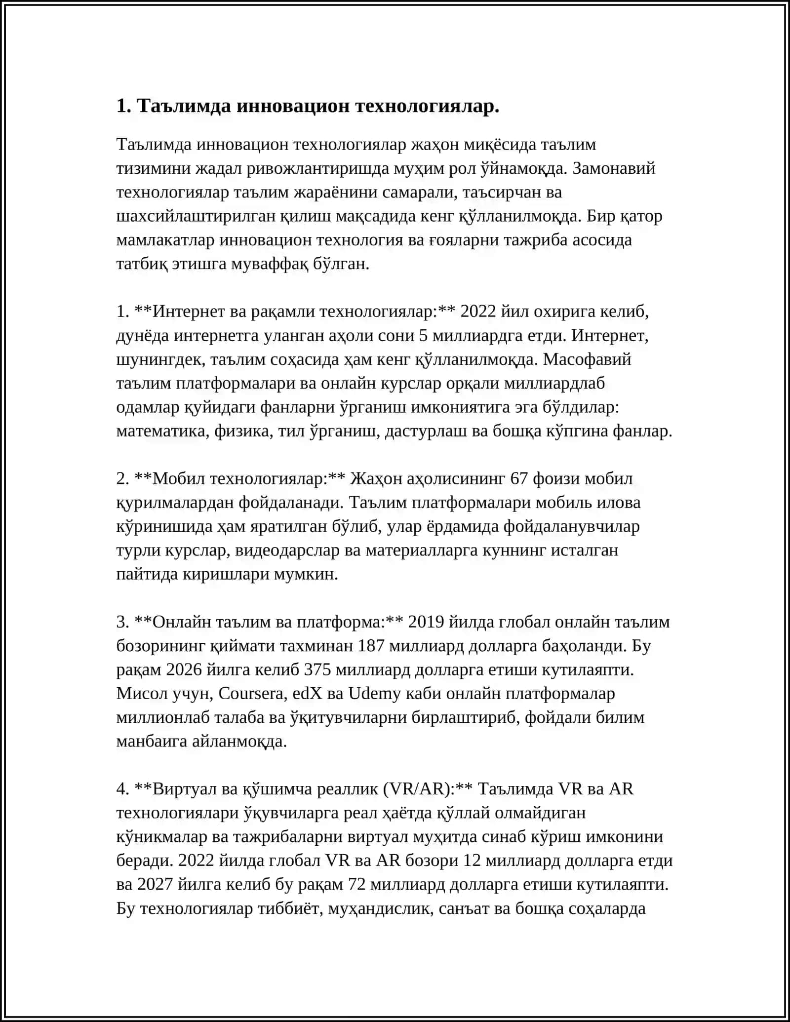 Таълимда инновацион технологиялар 3