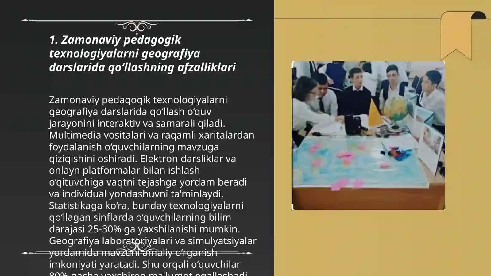 Geografiya darslarida zamonaviy pedagogik texnologiyalardan foydalanish 3