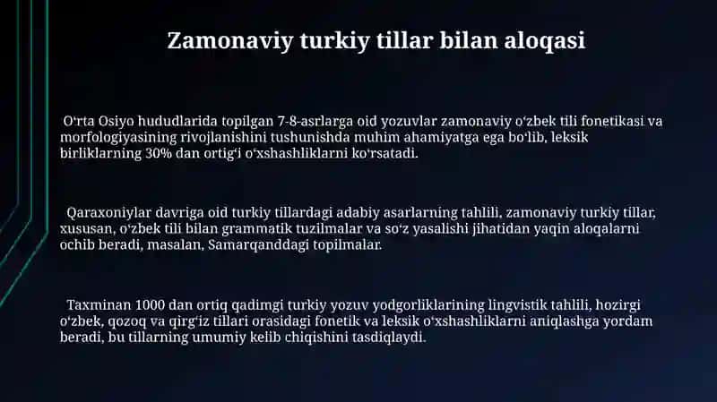 Oʻzbekistonda qadimgi turkiy til materiallarini oʻrganish 3