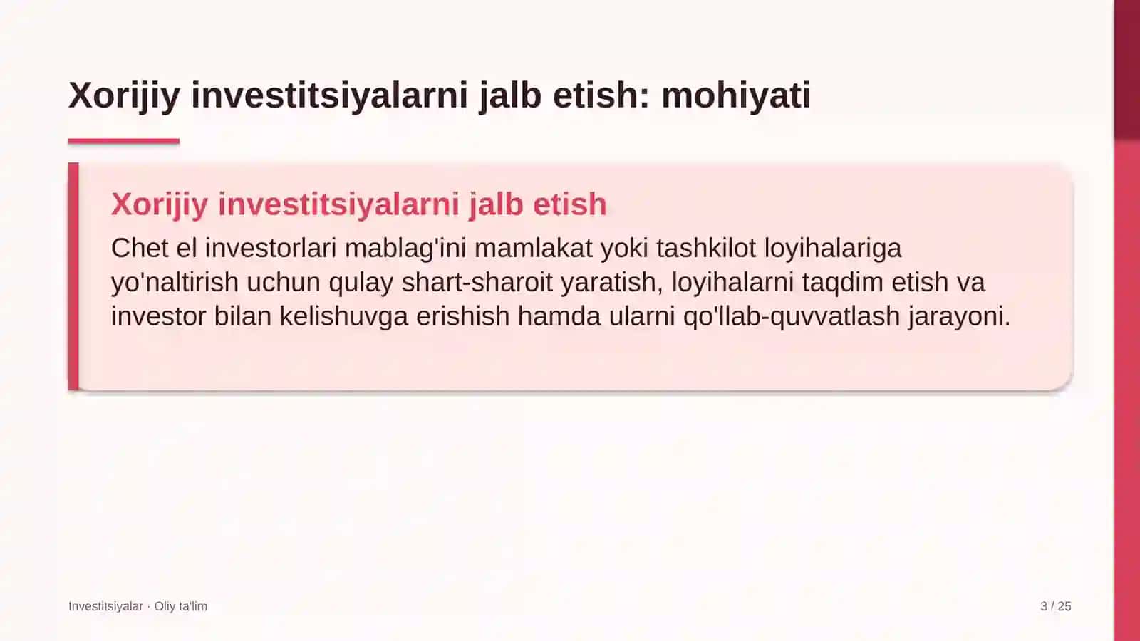 dori vositalari ulgurji savdosida xorijiy investitsiyalarni jalb etish 4214 3