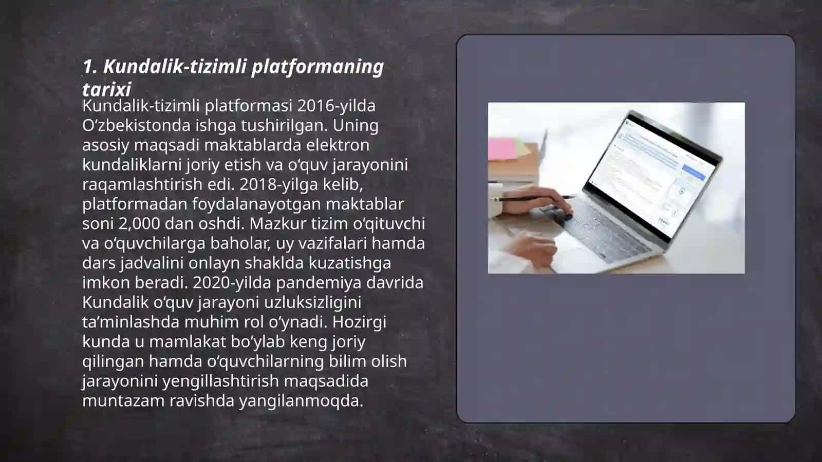 Kundalik-tizimli platforma 3