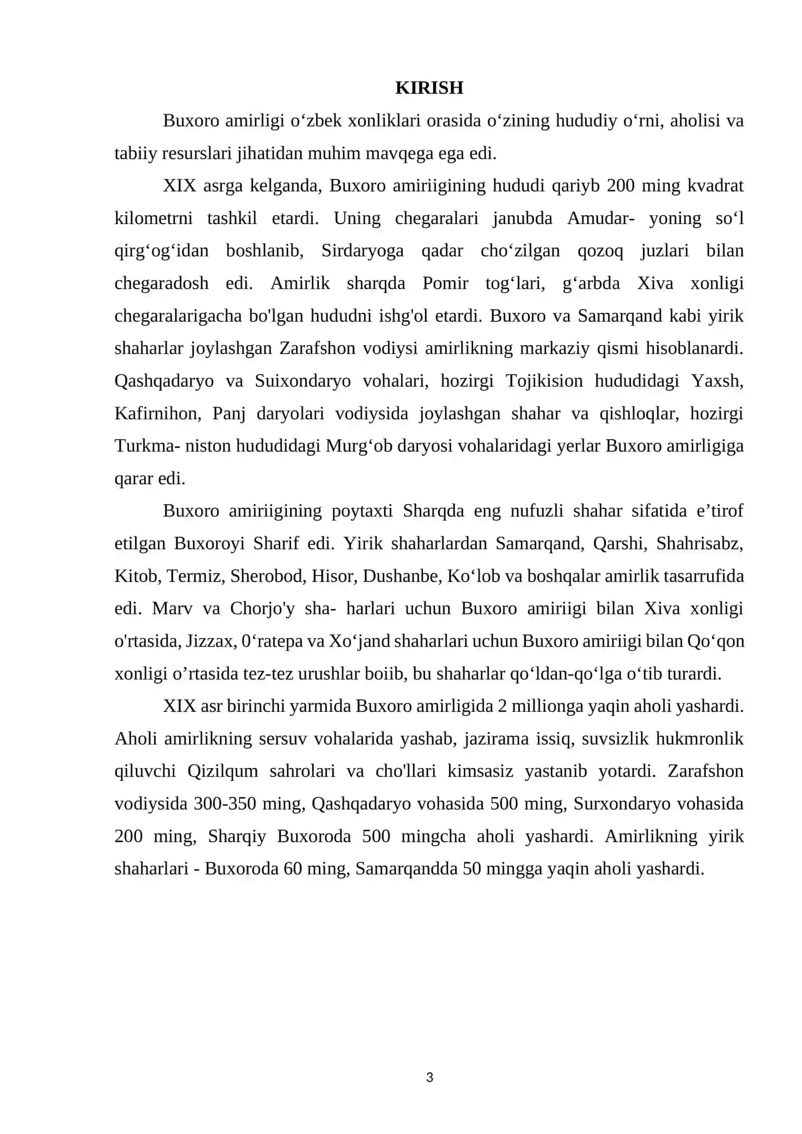 XIX asr o‘rtalarida Buxoro amirligidagi siyosiy va ijtimoiy-iqtisodiy ahvol 3