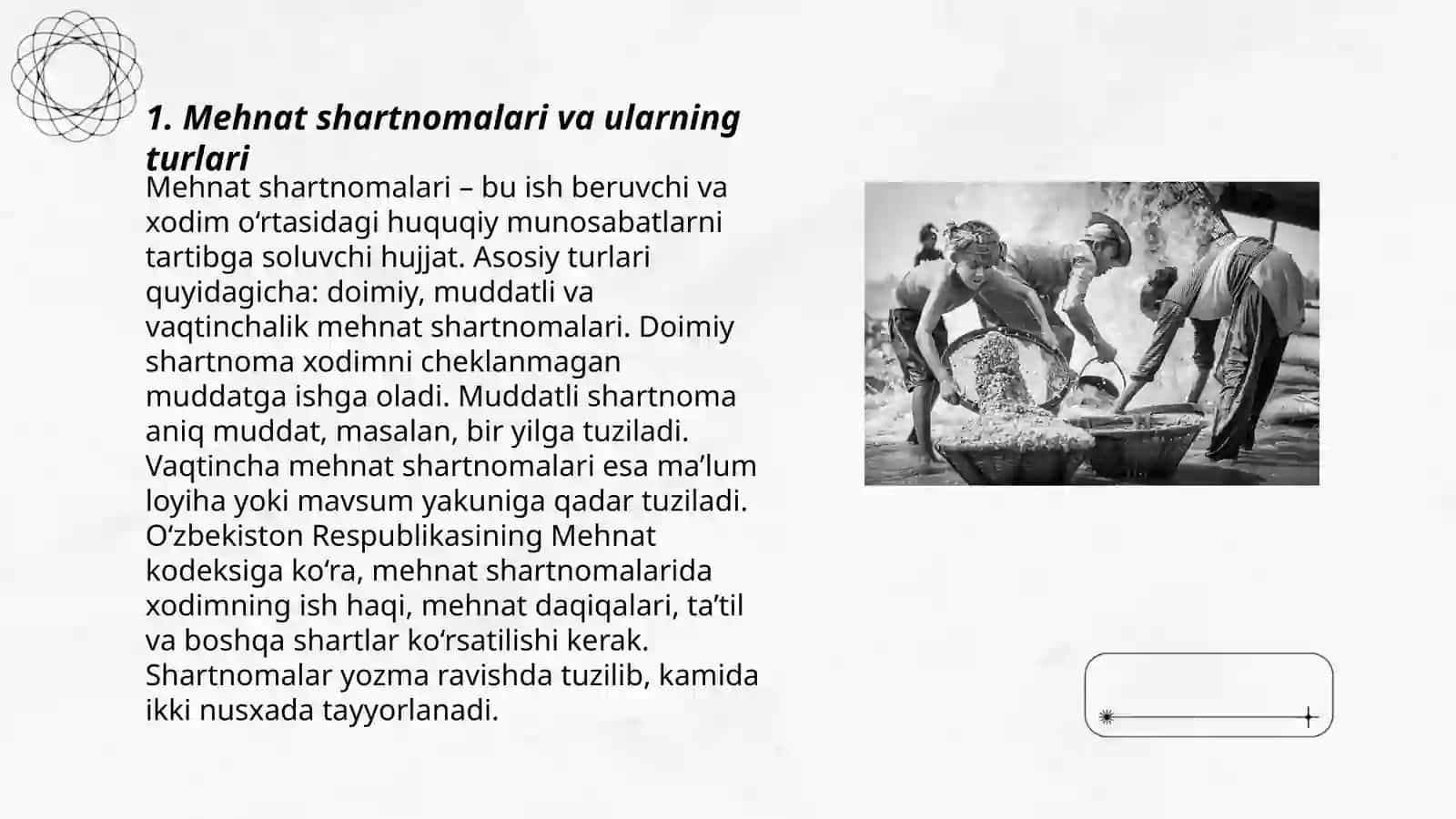 Mehnat shartnomalari va ularning turlari 3