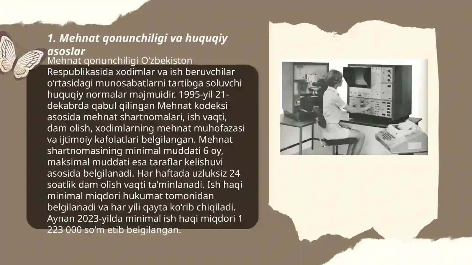 Mehnatga oid huquqiy munosabatlar va bioetika ta'limoti 3