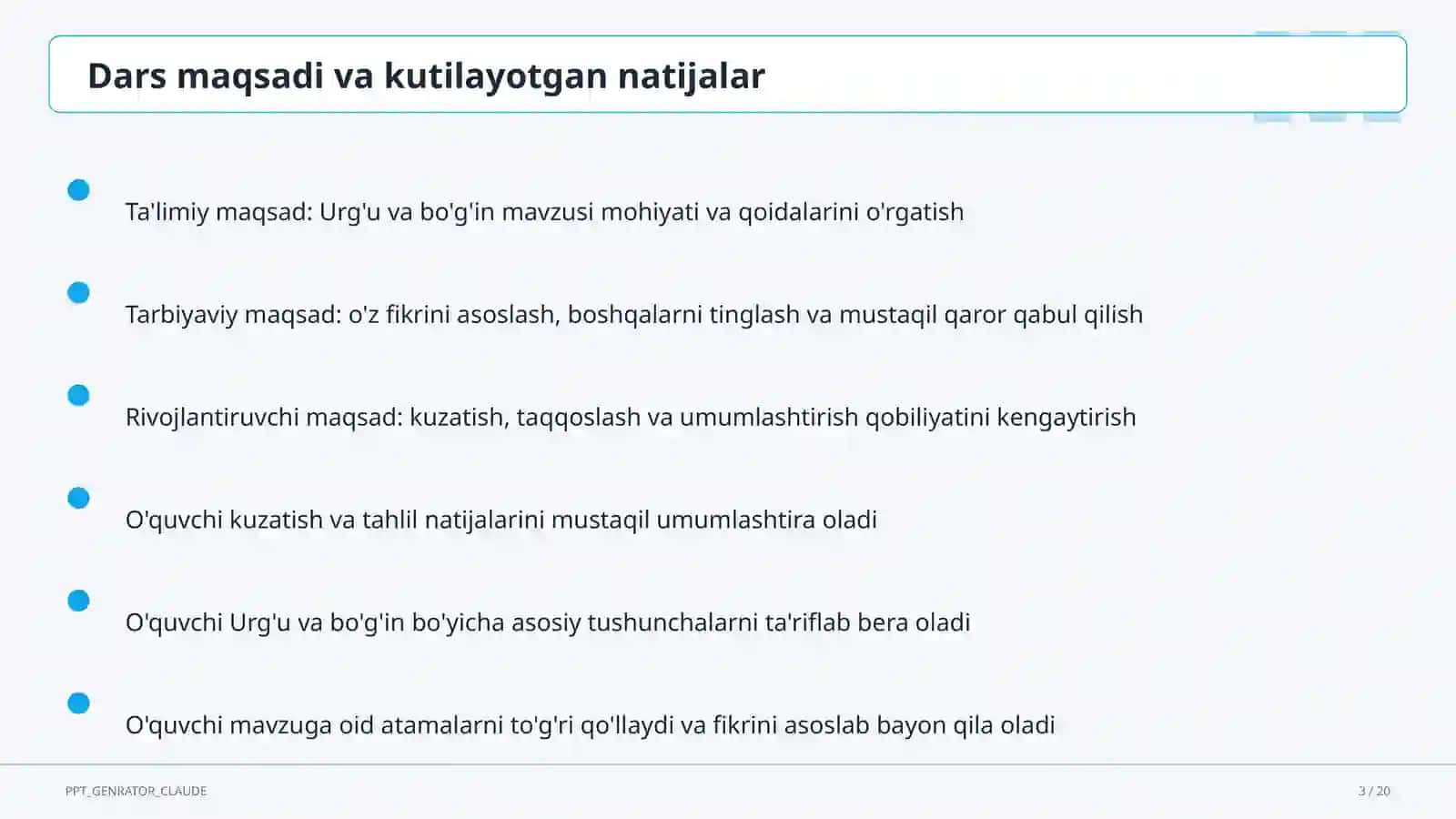 Urg'u va bo'g'in (5-sinf) 3