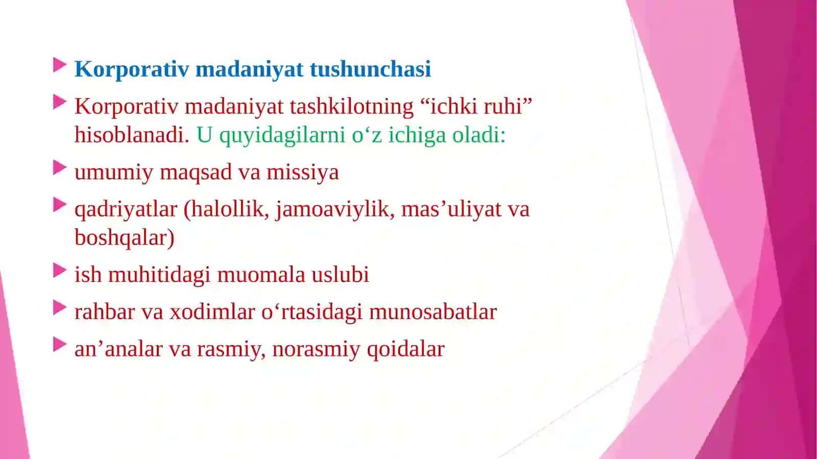 AKSIYADORLIK JAMIYATLARIDA KORPORATIV MADANIYAT 3