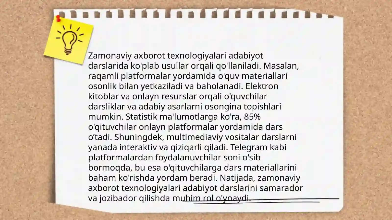 Zamonaviy axborot texnologiyalari adabiyot darslarida 3