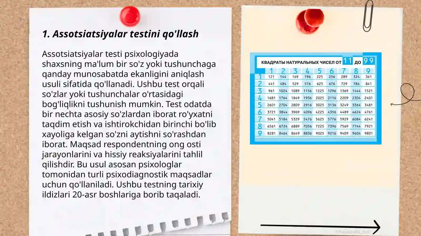 Assotsiatsiyalar testi 3