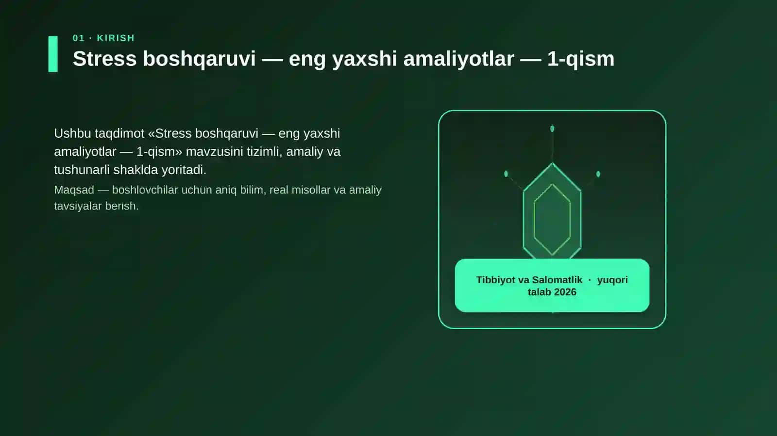 Stress boshqaruvi — eng yaxshi amaliyotlar — 1-qism 3