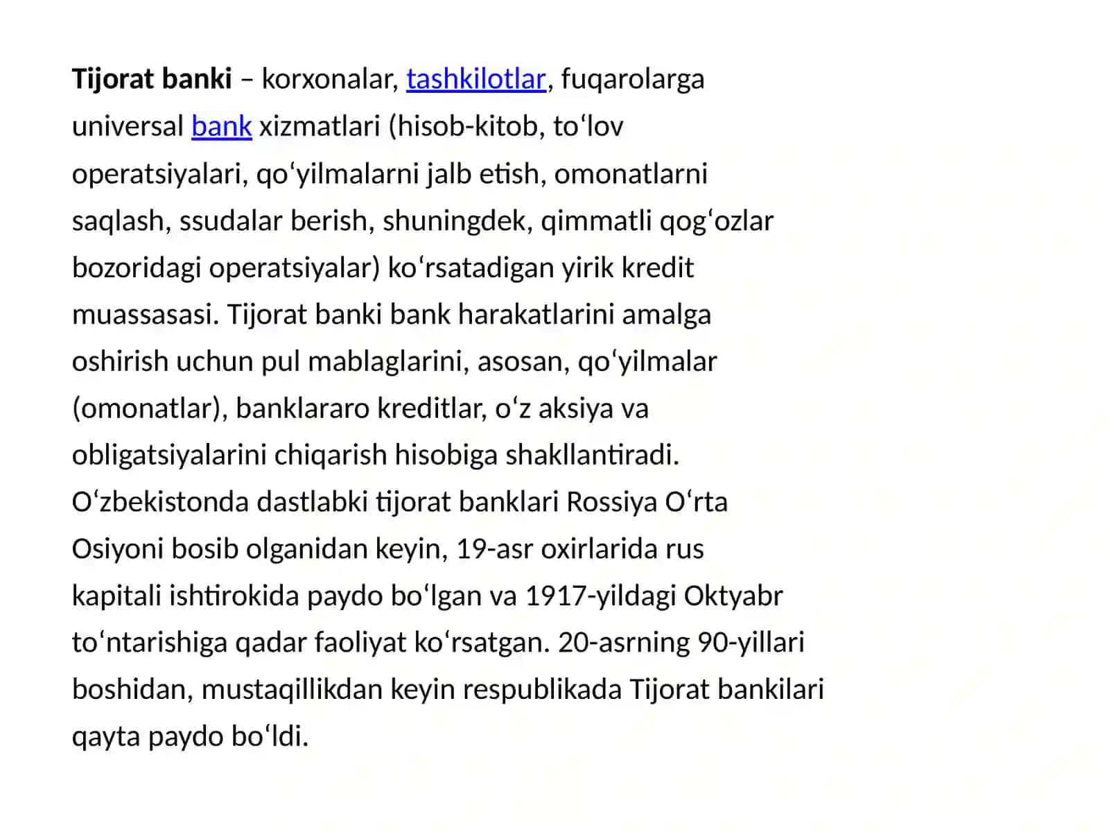 Tijorat banklarining tashkiletishining xuquqiy va iqtisodiy asoslari 3