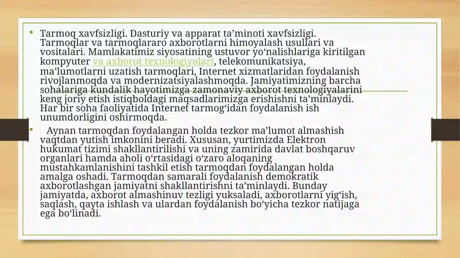 Kompyuter tarmoqlariga  ruxsatsiz kirish va buzish 3